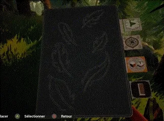 Diegetic menu interactions