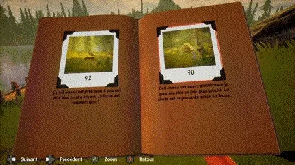 Browsing photos in the album